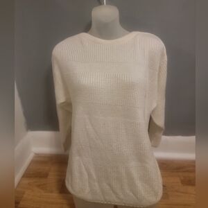 Grace Cream Crew Neck Sweater